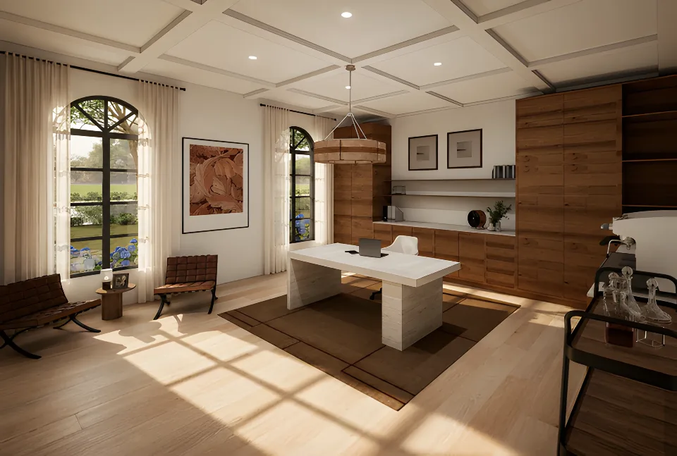 Peter's home office