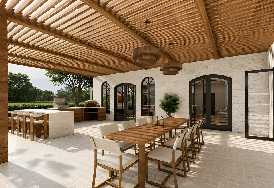 Entertainment terrace