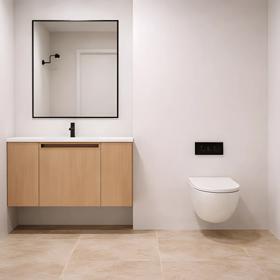 Guest bathroom render